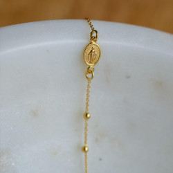 Pulsera rosario milagroso y...
