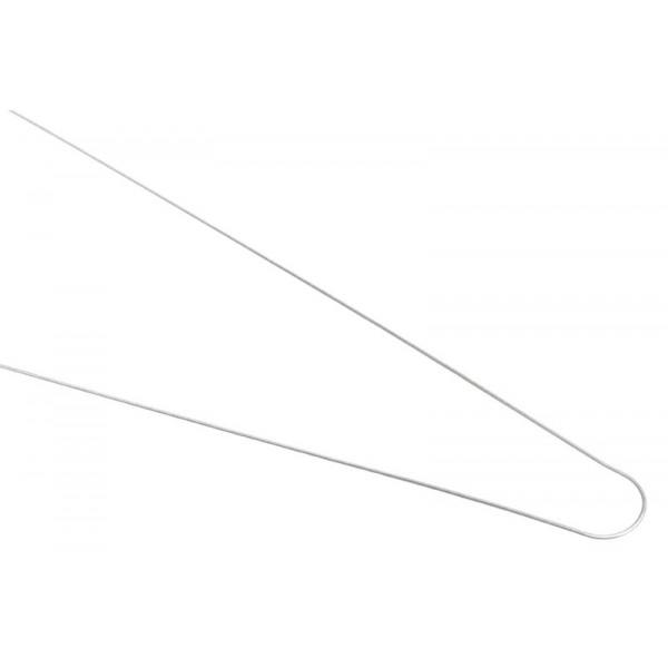 collier serpentine chaine argent