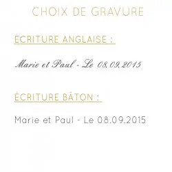 Alliance ruban or gris palladie