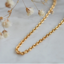 Cadena de eslabones redondos