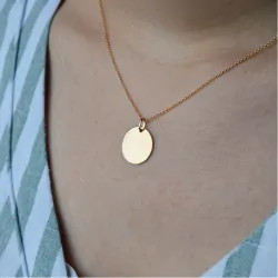 Placa de oro personalizable