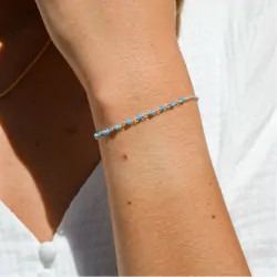 Rosario de plata y perlas...