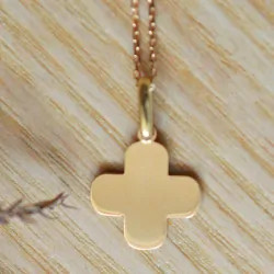 Mini croix bapteme grecque