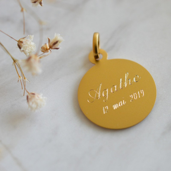 Medaille bapteme Vierge de Lippi