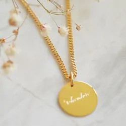 Chaîne bapteme maille gourmette