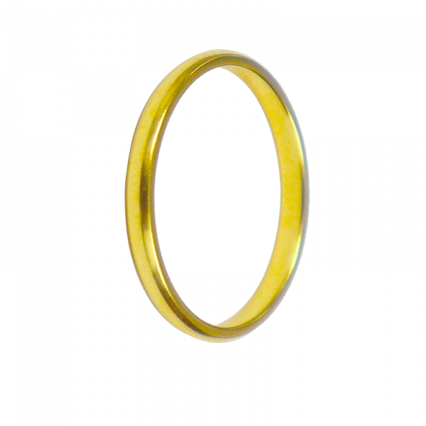 Alliance jonc parisien or jaune
