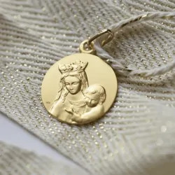 medaille bapteme Portrait de Notre Dame de Toutes Grâces