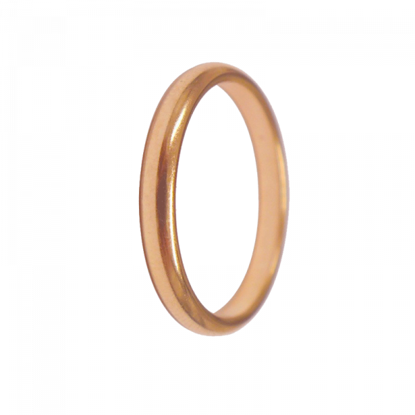 Alianza junco parisino confort oro rosa