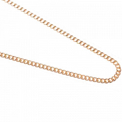 Chaîne bapteme 9carats maille gourmette