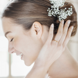 Alianza listón oro amarillo