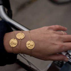 Pulsera medalla Retrato ND...