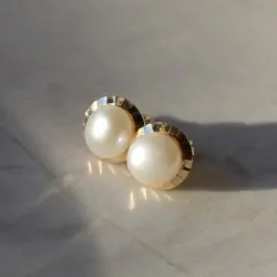 Pendientes de perla...