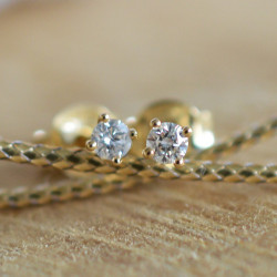 Pendientes de diamante