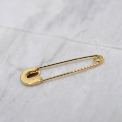 Imperdible de oro de 18...