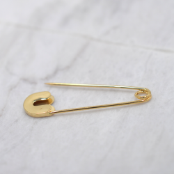 Imperdible de oro de 18...