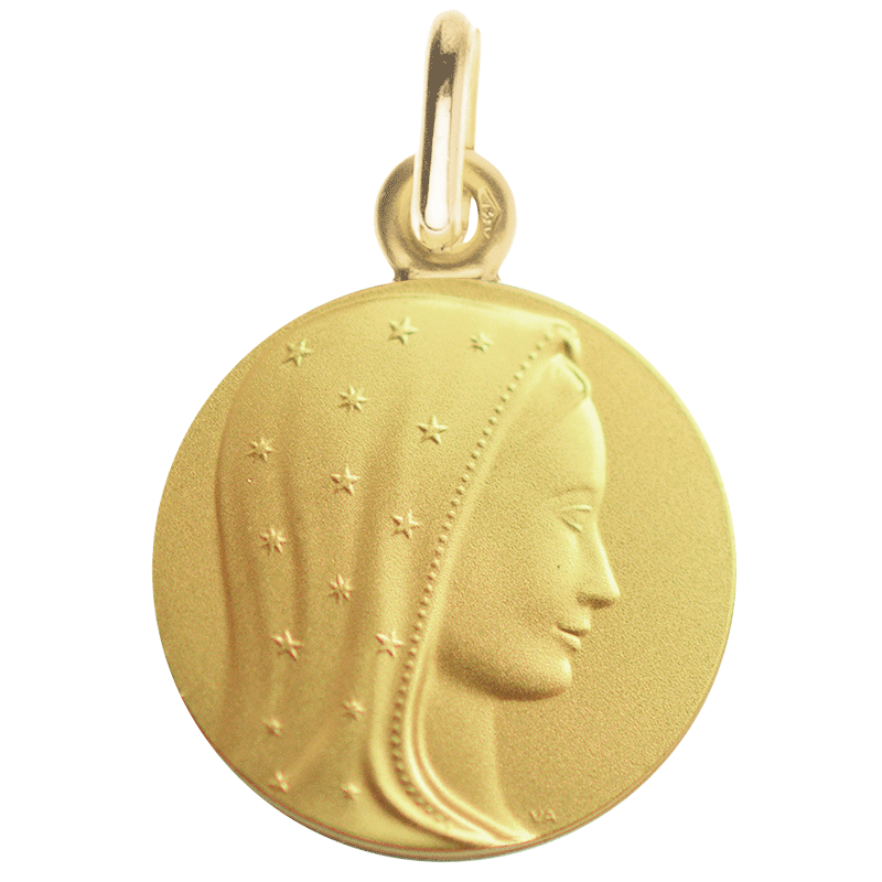 Medaille bapteme Vierge Céleste