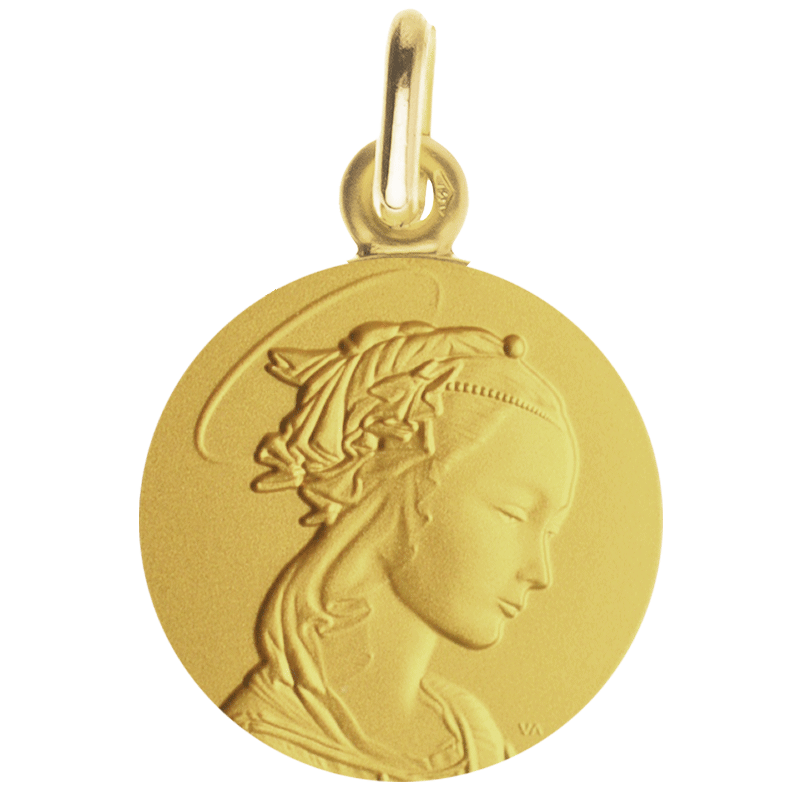 Medaille bapteme Portrait de la Vierge de Lippi