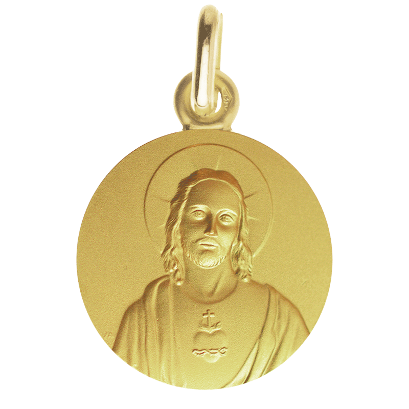 Medaille bapteme Coeur-Sacré