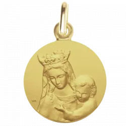 medaille bapteme Portrait de Notre Dame de Toutes Grâces