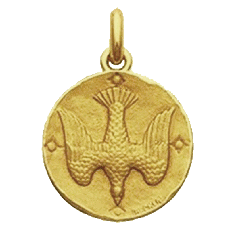Medaille bapteme Saint Esprit
