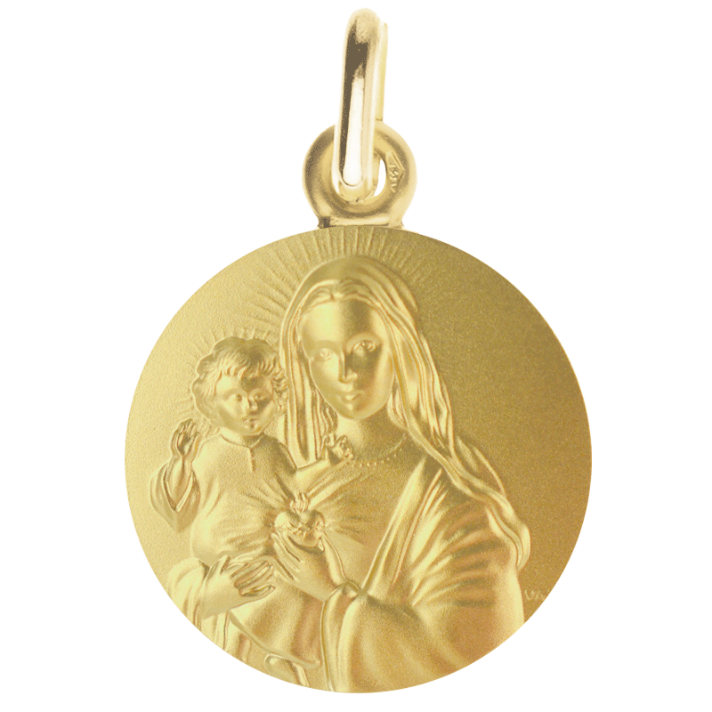 medaille bapteme Notre Dame du Sacré-Coeur