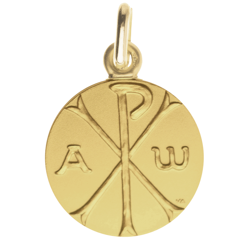 Medaille bapteme Symbole du Chrisme