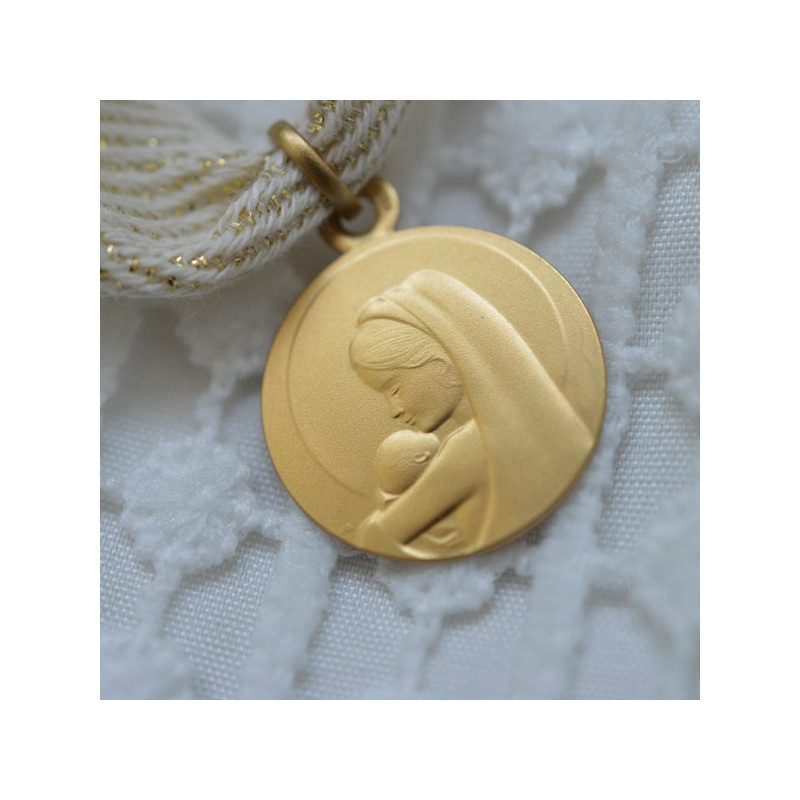 medaille 9 carats mere sainte
