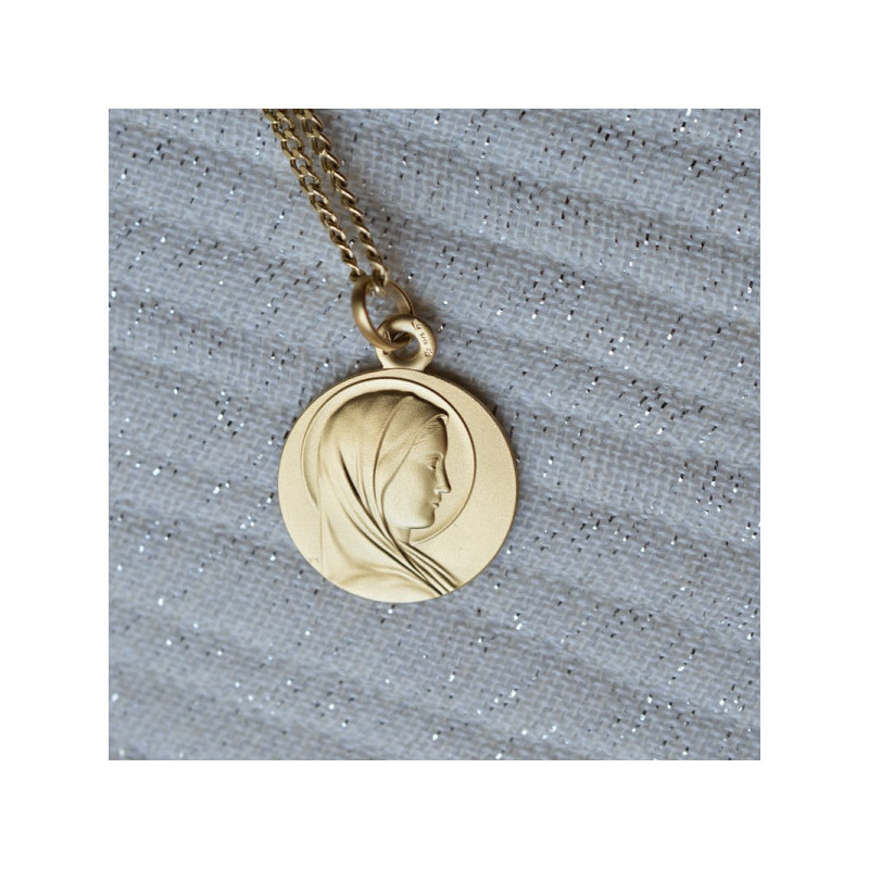 Médaille de baptême Sancta Maria