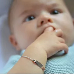 Pulsera para bebé óvalo...