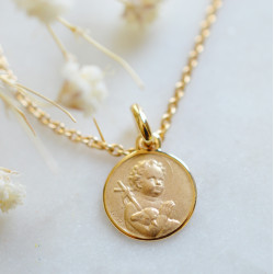 mini medaille bapteme Saint Jean