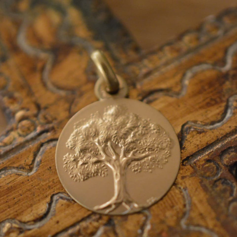 Médaille de baptême Arbre de vie