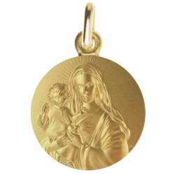 notre dame du scré coeur medaille de bapteme laudate