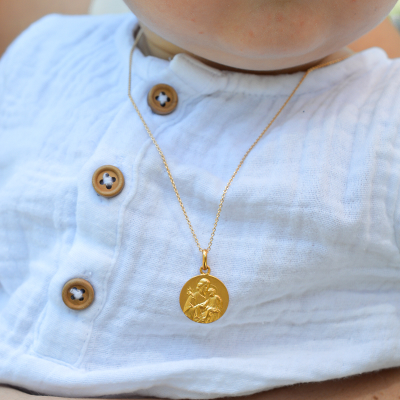 Medaille bapteme Saint Joseph des Lys