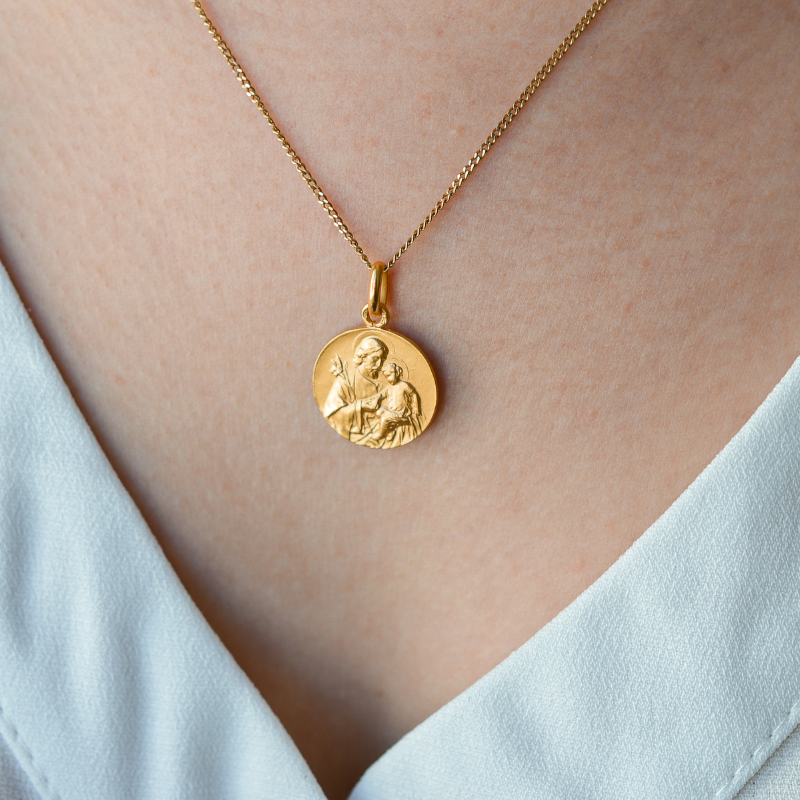 Medaille bapteme Saint Joseph des Lys