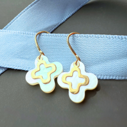 Boucles d'oreilles Croix...