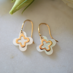 Boucles d'oreilles Croix...