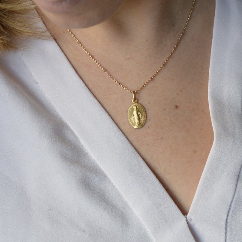 Medalla Milagrosa Oro de 9 Quilates - Casa Laudate