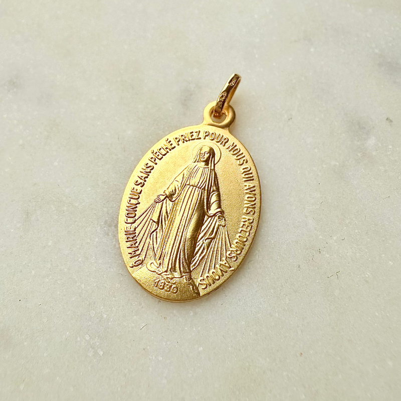 Medalla Milagrosa Oro de 9 Quilates - Casa Laudate