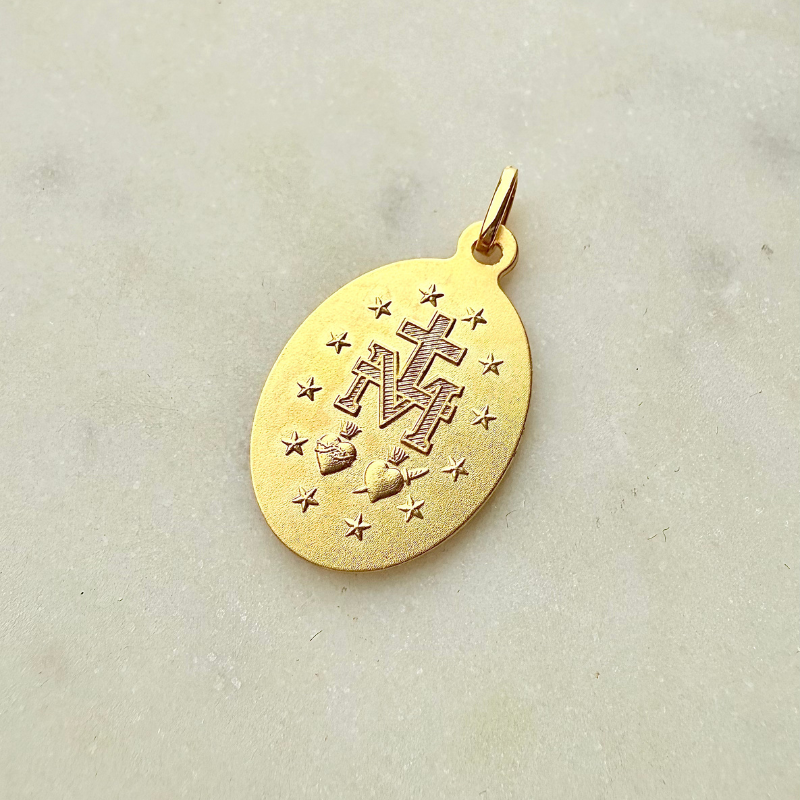 Medalla Milagrosa Oro de 9 Quilates - Casa Laudate