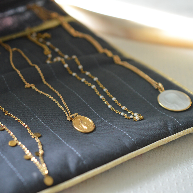 Estuche para Medallas de tela Liberty - Fabricado en Francia