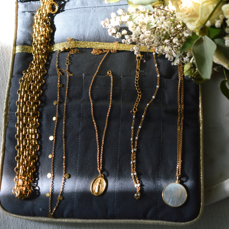 Estuche para Medallas de tela Liberty - Fabricado en Francia