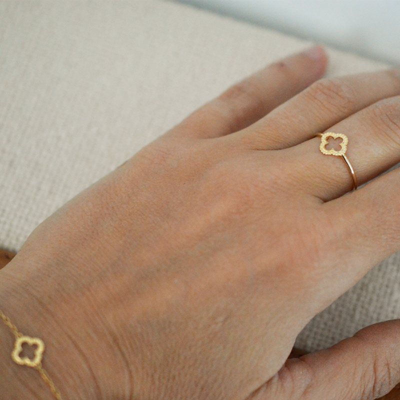 Anillo Honorine - Oro Amarillo de 9 quilates - Laudate