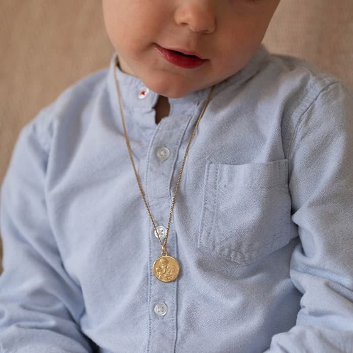 Medallas de Bautismo Santos